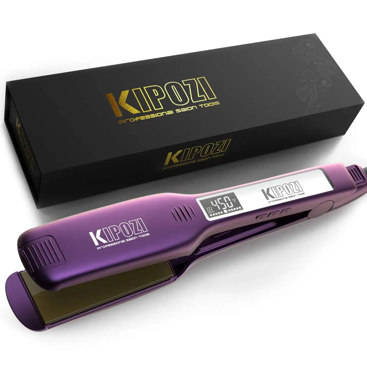 Professional Titanium Flat Iron Hair Straightener