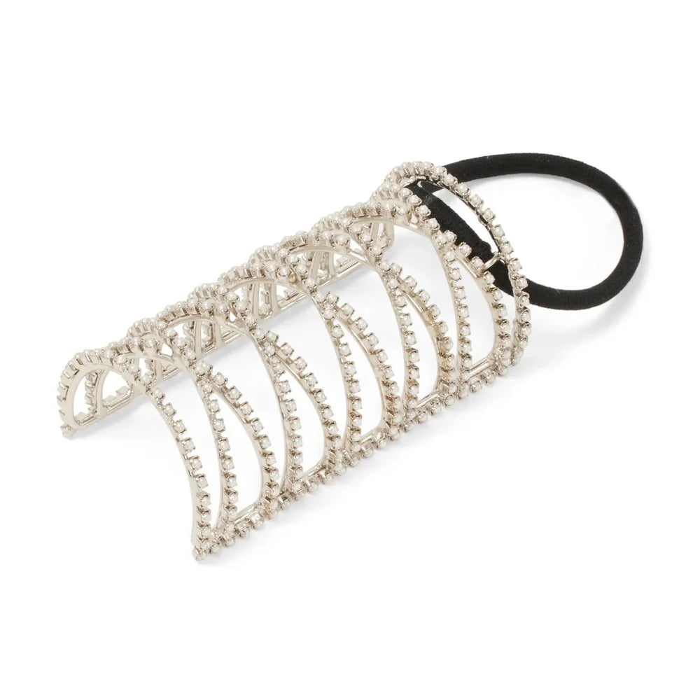 Pearl Cuff Women's Hollow Cross Hairband Hair Accessories