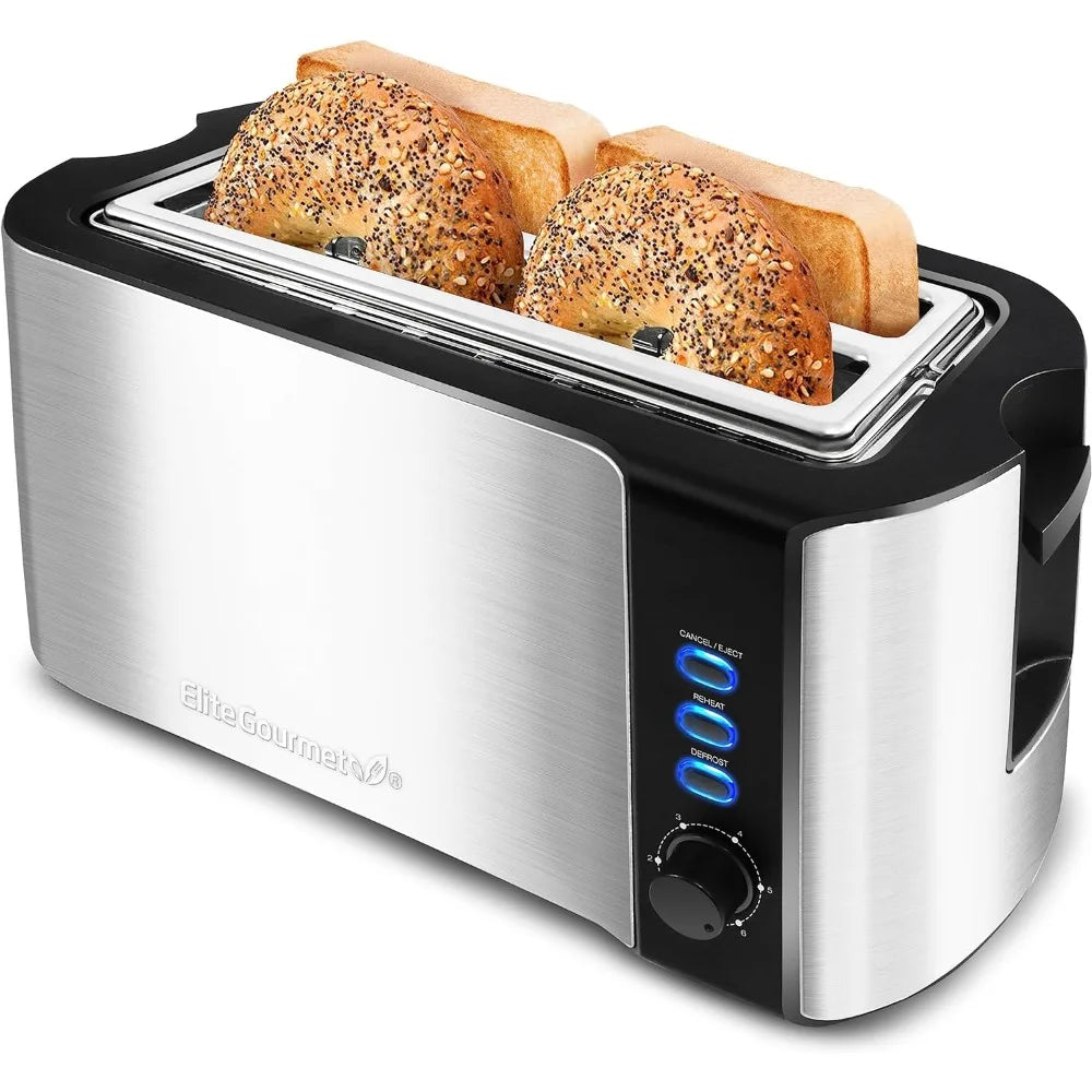 Long Slot 4 Slice Toaster