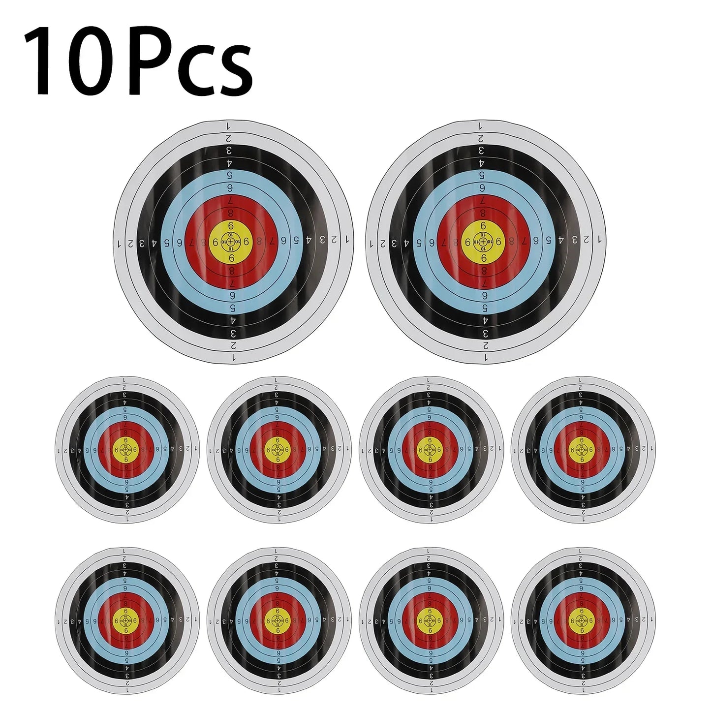 10Pcs Target Paper Face 40x40cm For Arrow Bow Practice