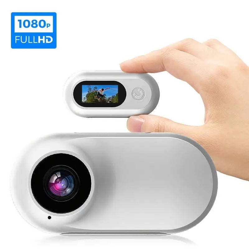 Pet Collar Camera HD 1080p Mini Sports Camera With Screen