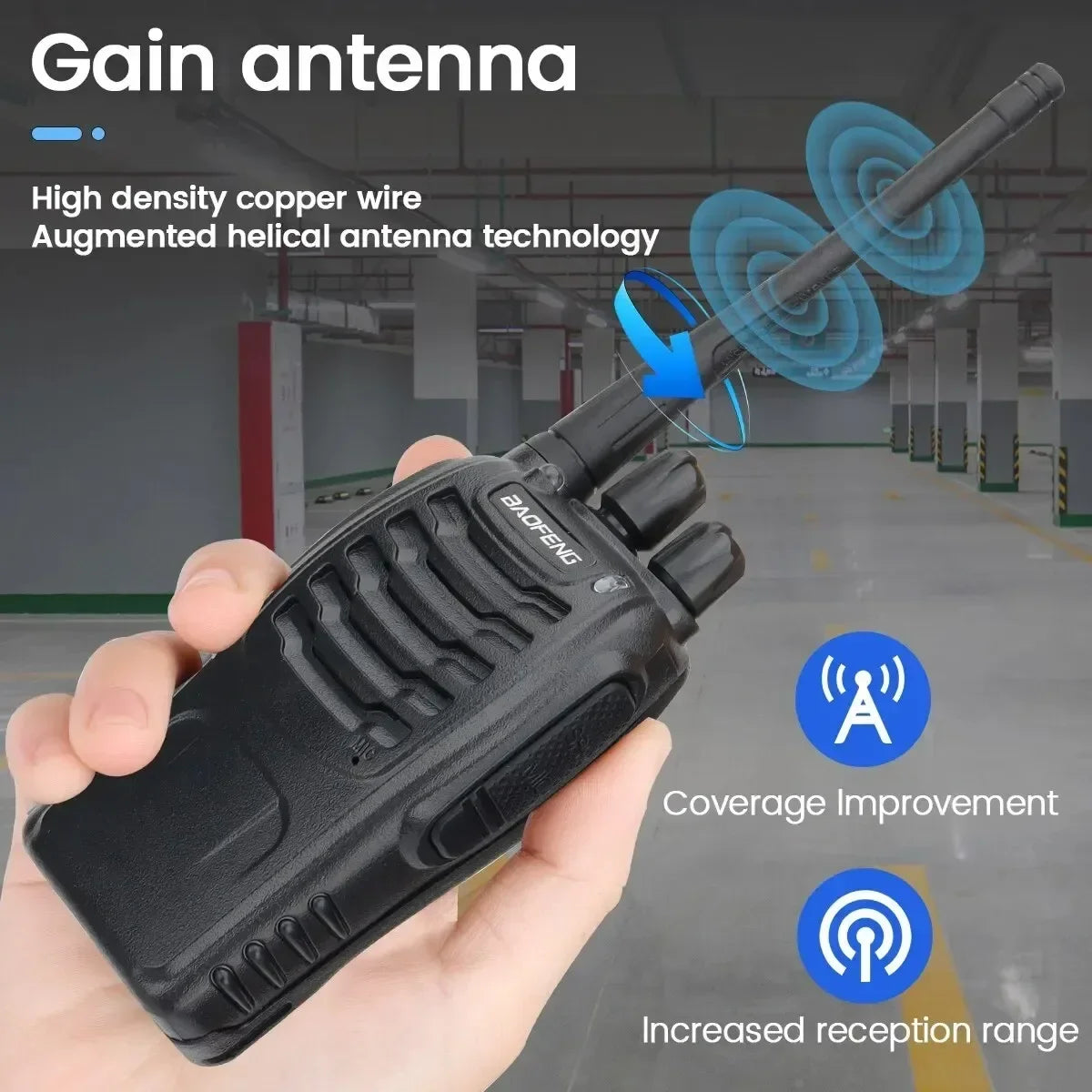 Baofeng 6Pcs BF 888S Walkie Talkie Long Range