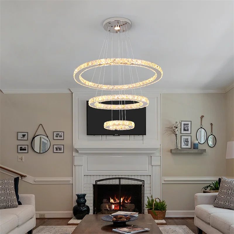 Modern Crystal Led Chandelier