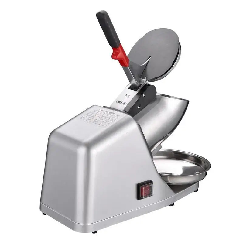 Electric Ice Shaver with Cover and Bowl Snow Cone Maker