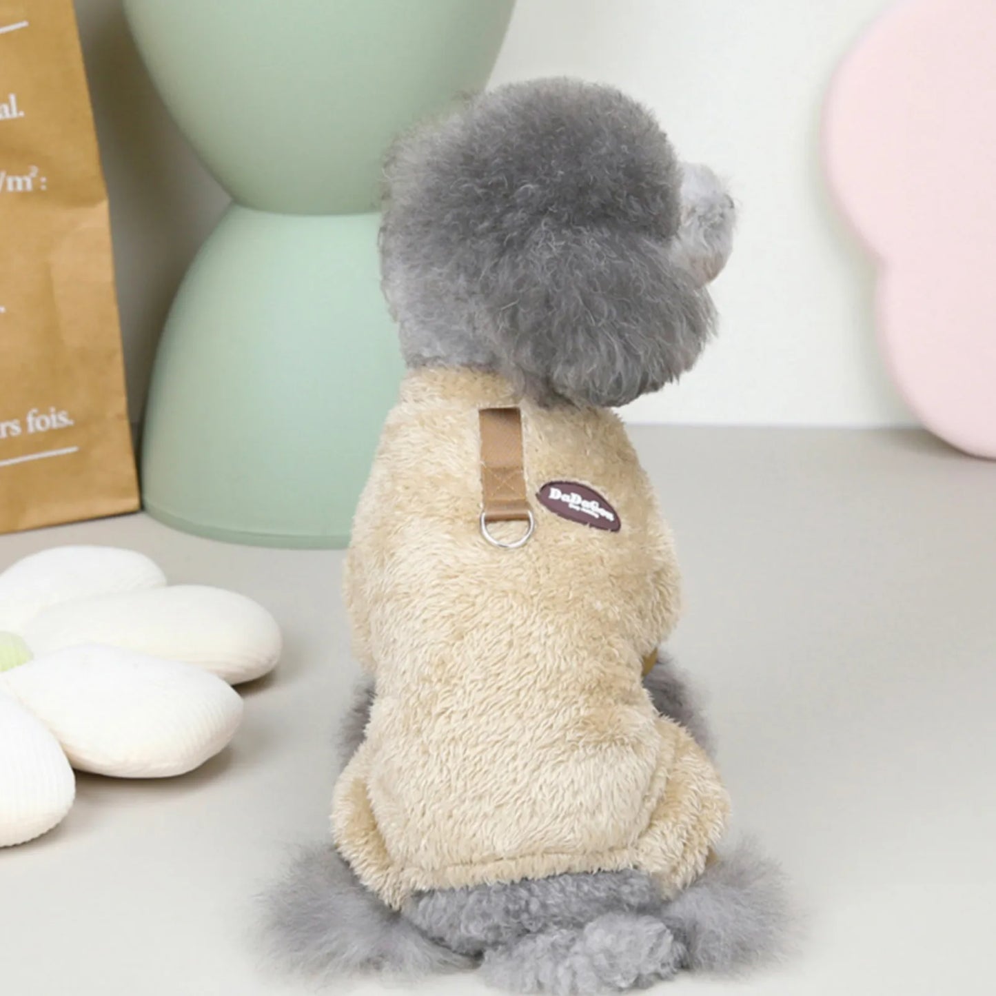 Solid Color Winter Pet Clothing