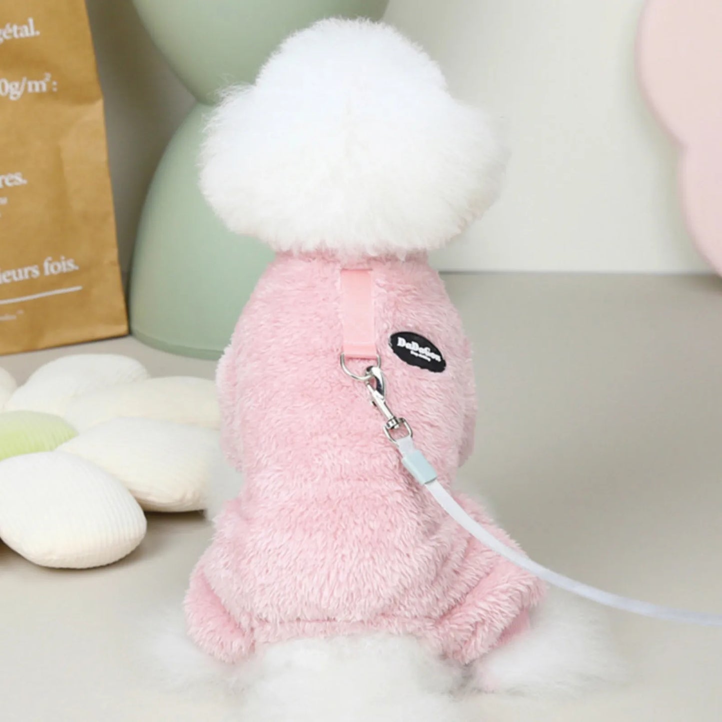 Solid Color Winter Pet Clothing