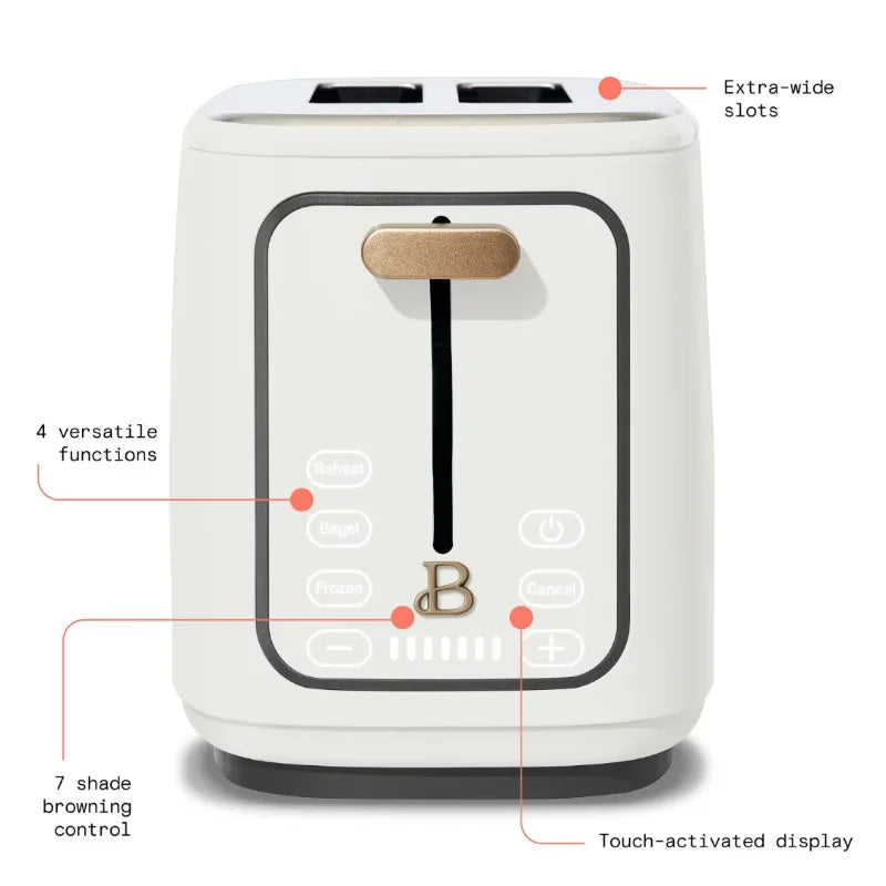Beautiful 2 Slice Touchscreen Toaster