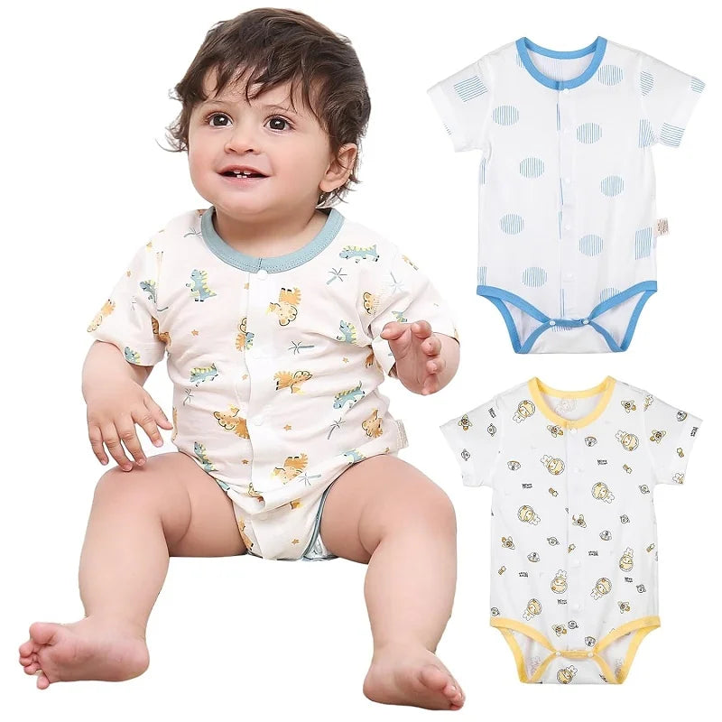 3PCS Newborn- 24 mo Cotton Baby Bodysuit