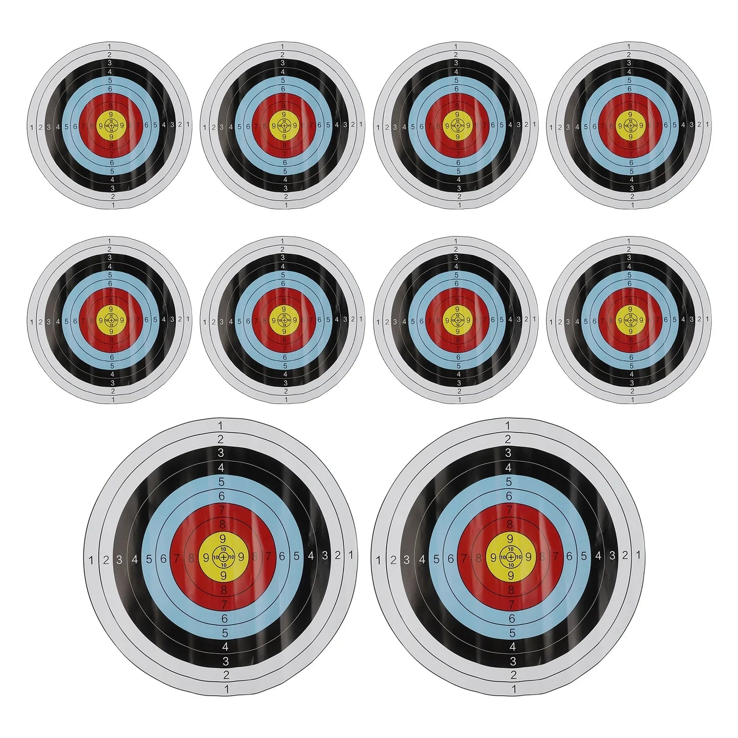 10Pcs Target Paper Face 40x40cm For Arrow Bow Practice