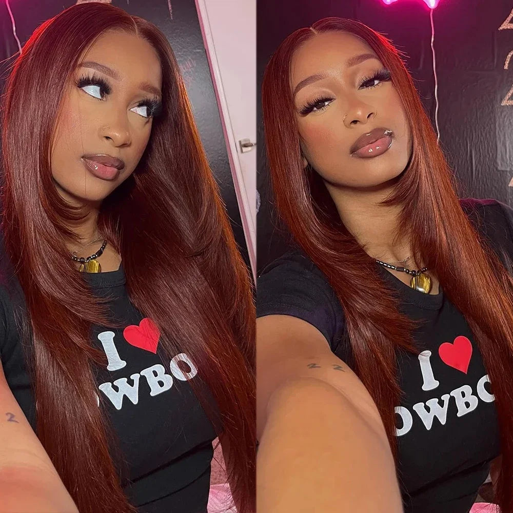 Straight Layered Cut Wig
