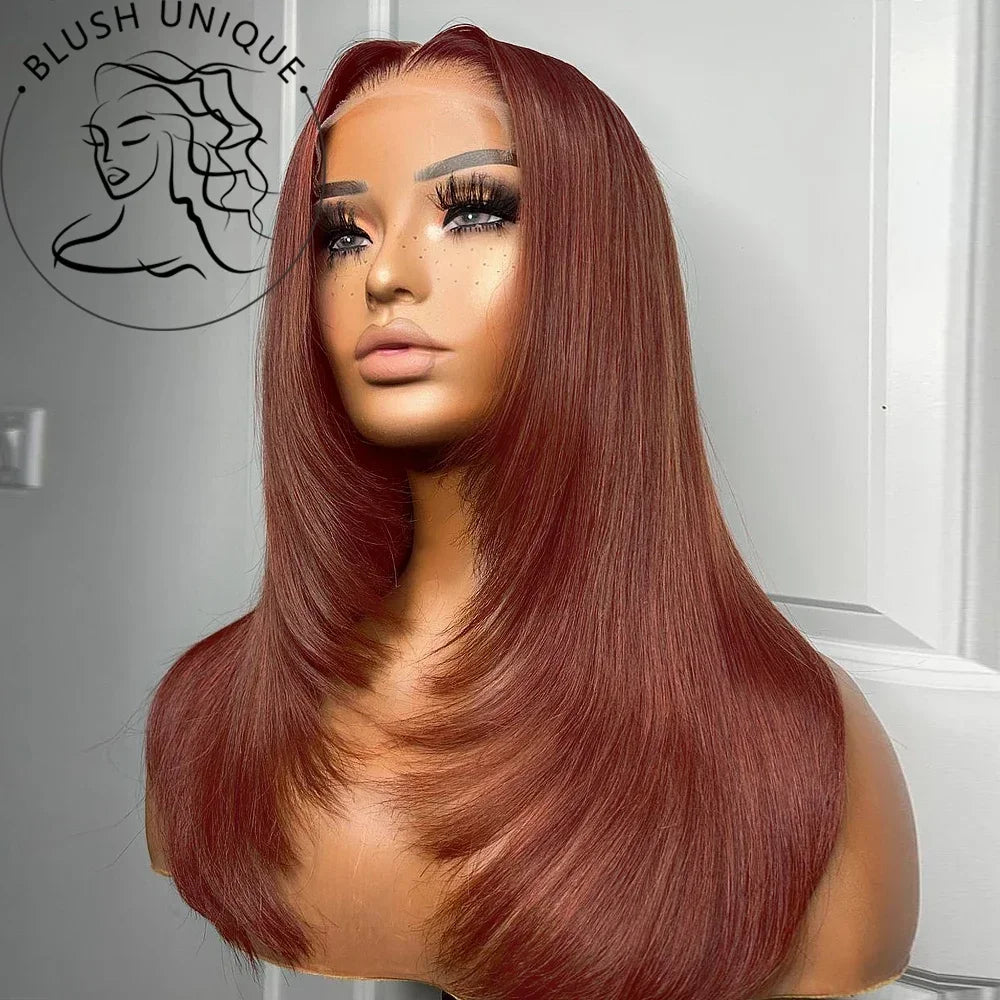 Straight Layered Cut Wig