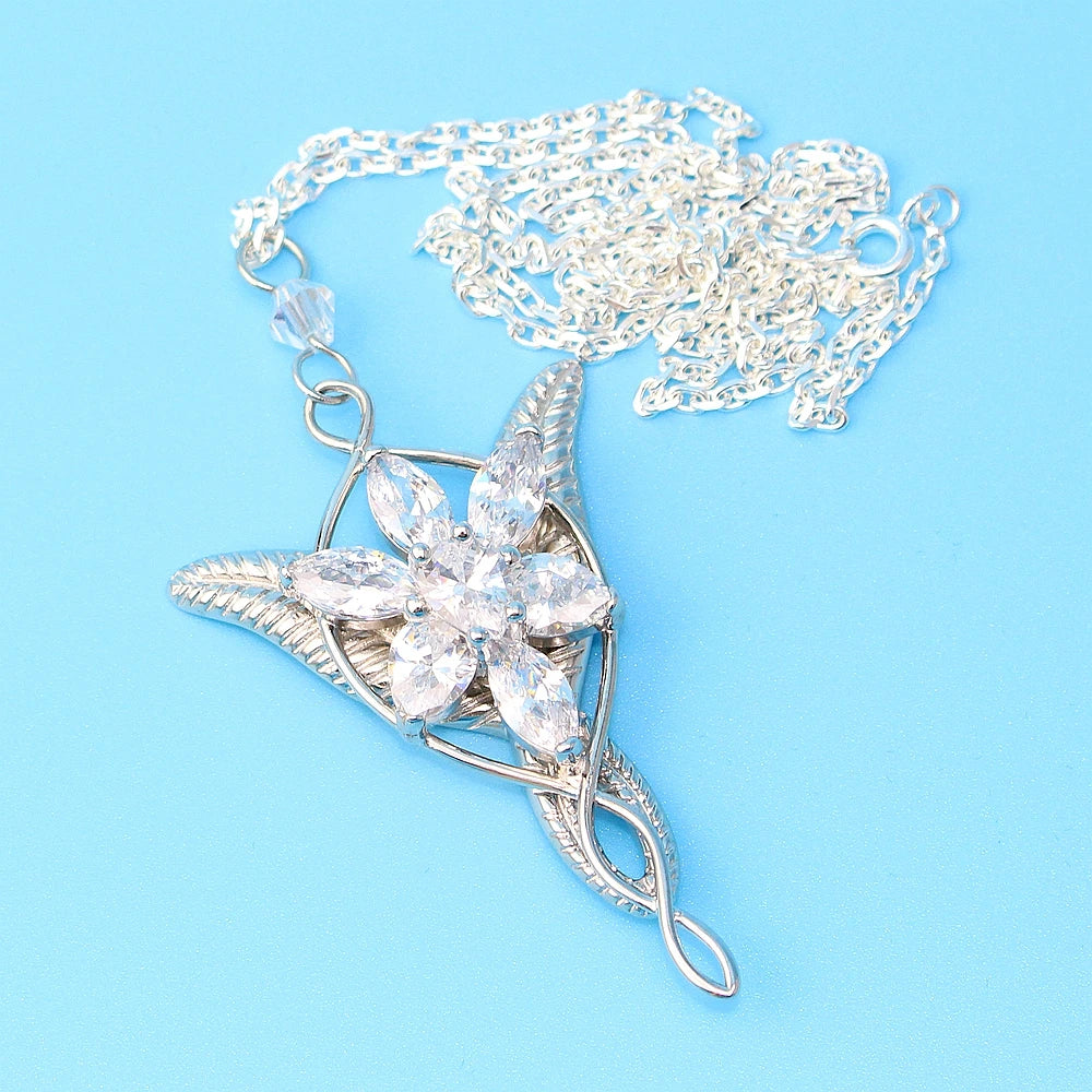 925 Sterling Sliver Princess Arwen Evenstar Pendant Necklaces