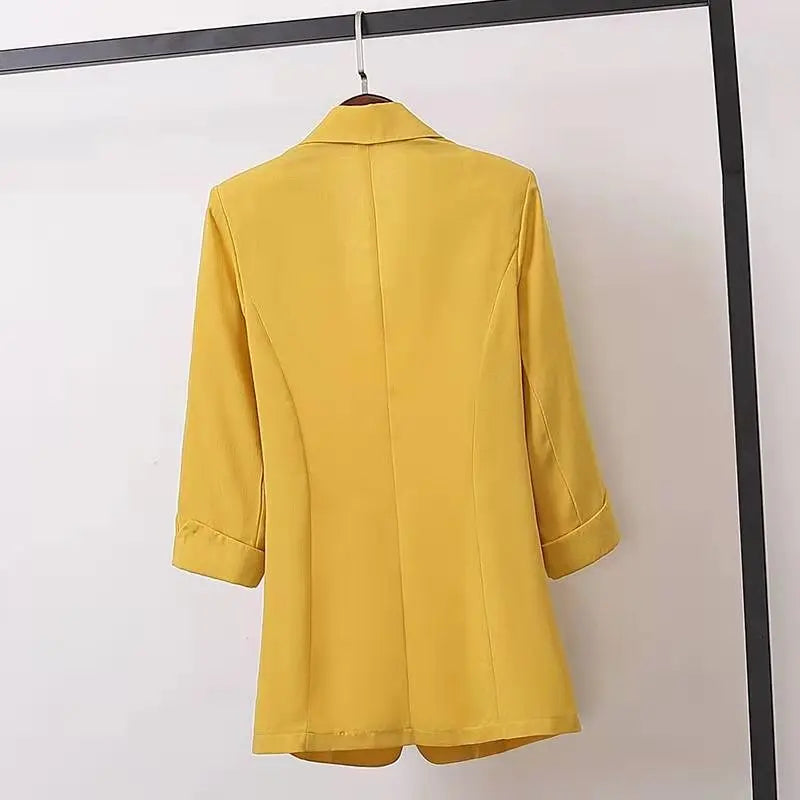 Women's Jacket Solid Color Cotton Fabric