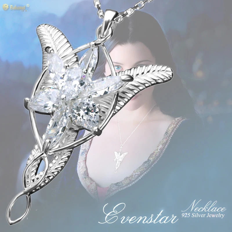 925 Sterling Sliver Princess Arwen Evenstar Pendant Necklaces