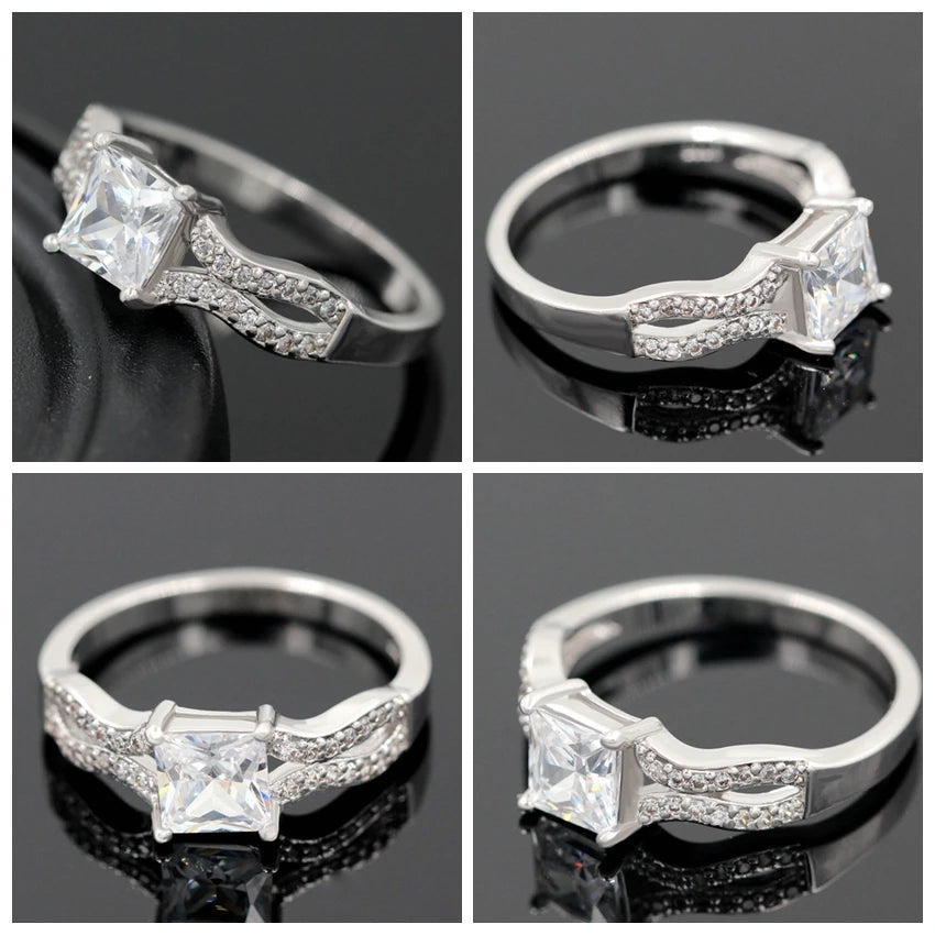 Square Engagement Rings for Women