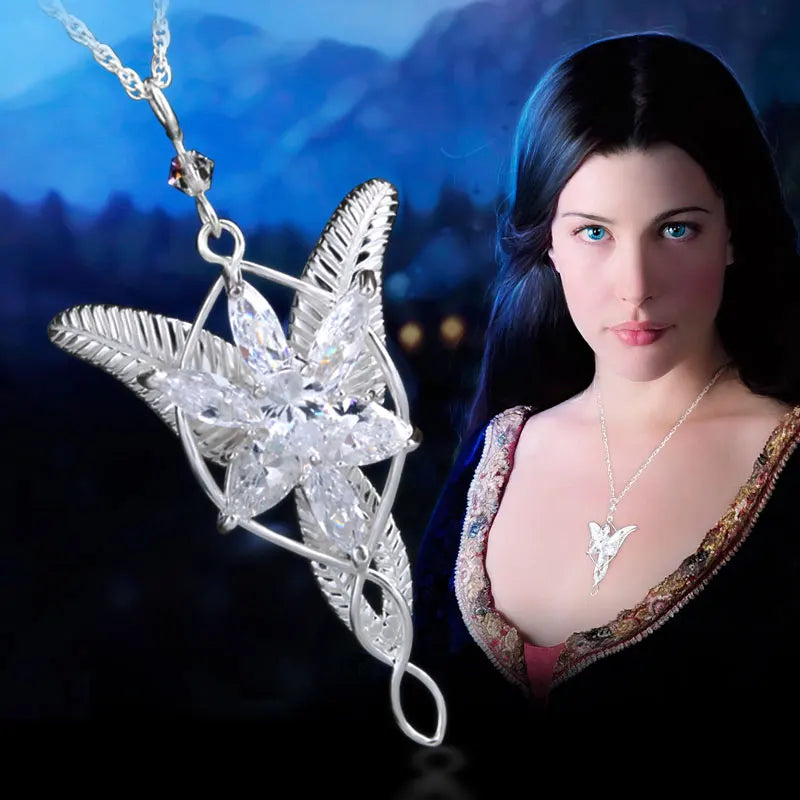 925 Sterling Sliver Princess Arwen Evenstar Pendant Necklaces