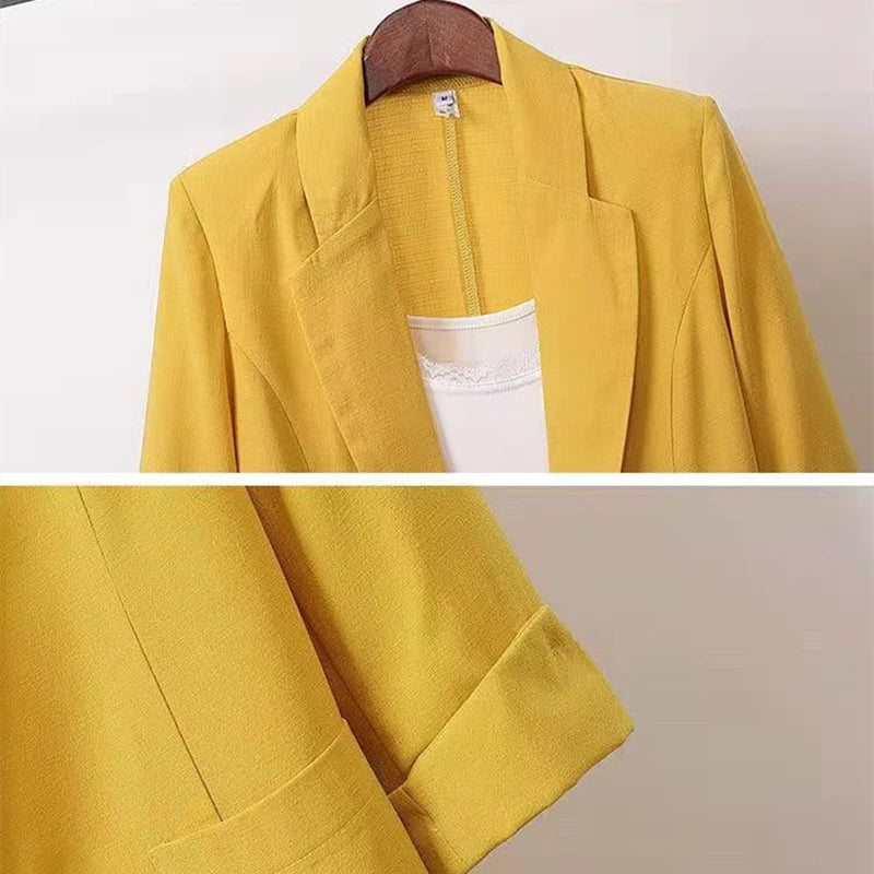 Women's Jacket Solid Color Cotton Fabric