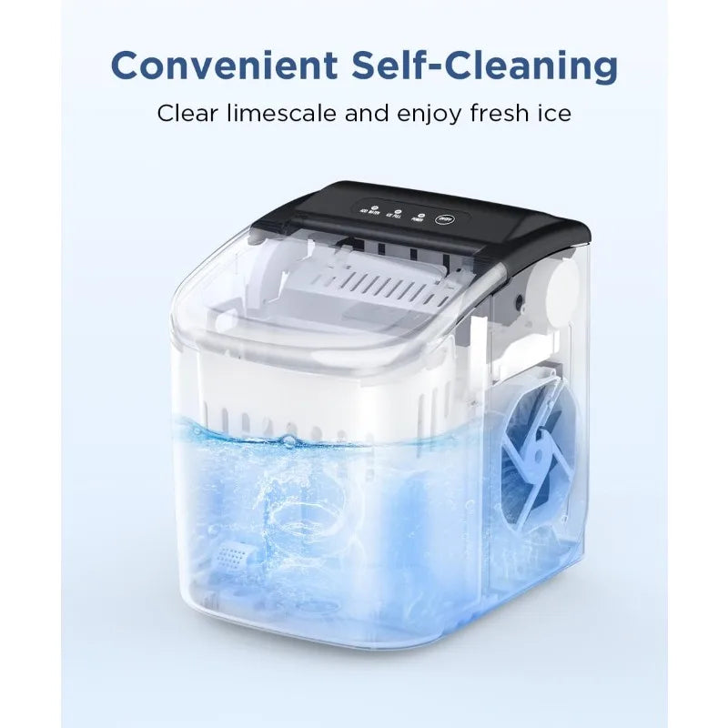 COWSAR Countertop, portable Ice Machine