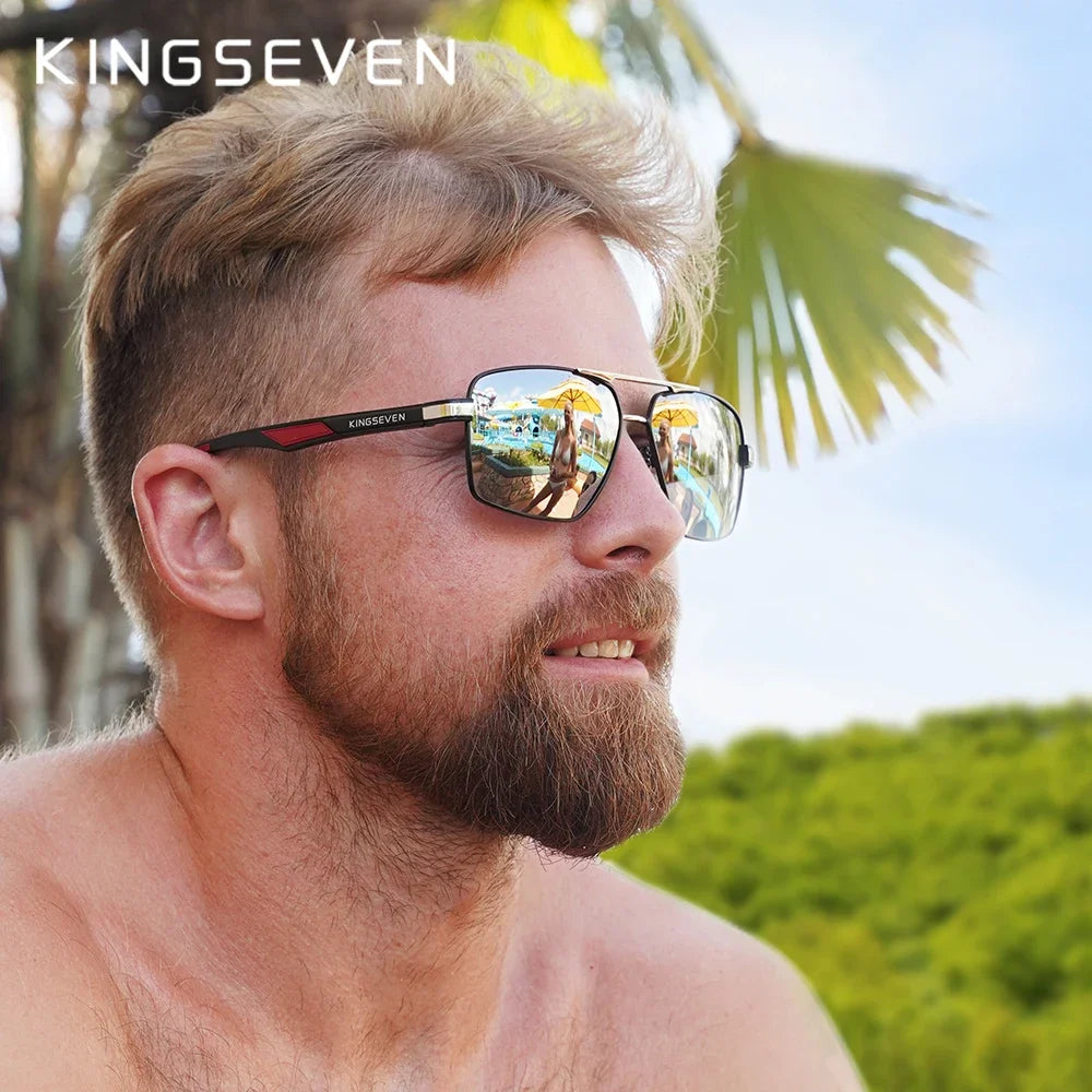 KINGSEVEN Classic Aluminum Men's Sunglasses