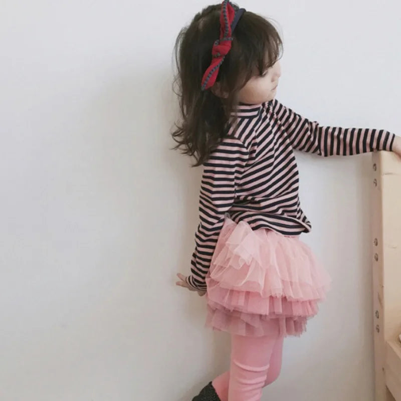 Girls Legging Skirt-Pants Tutu Tights