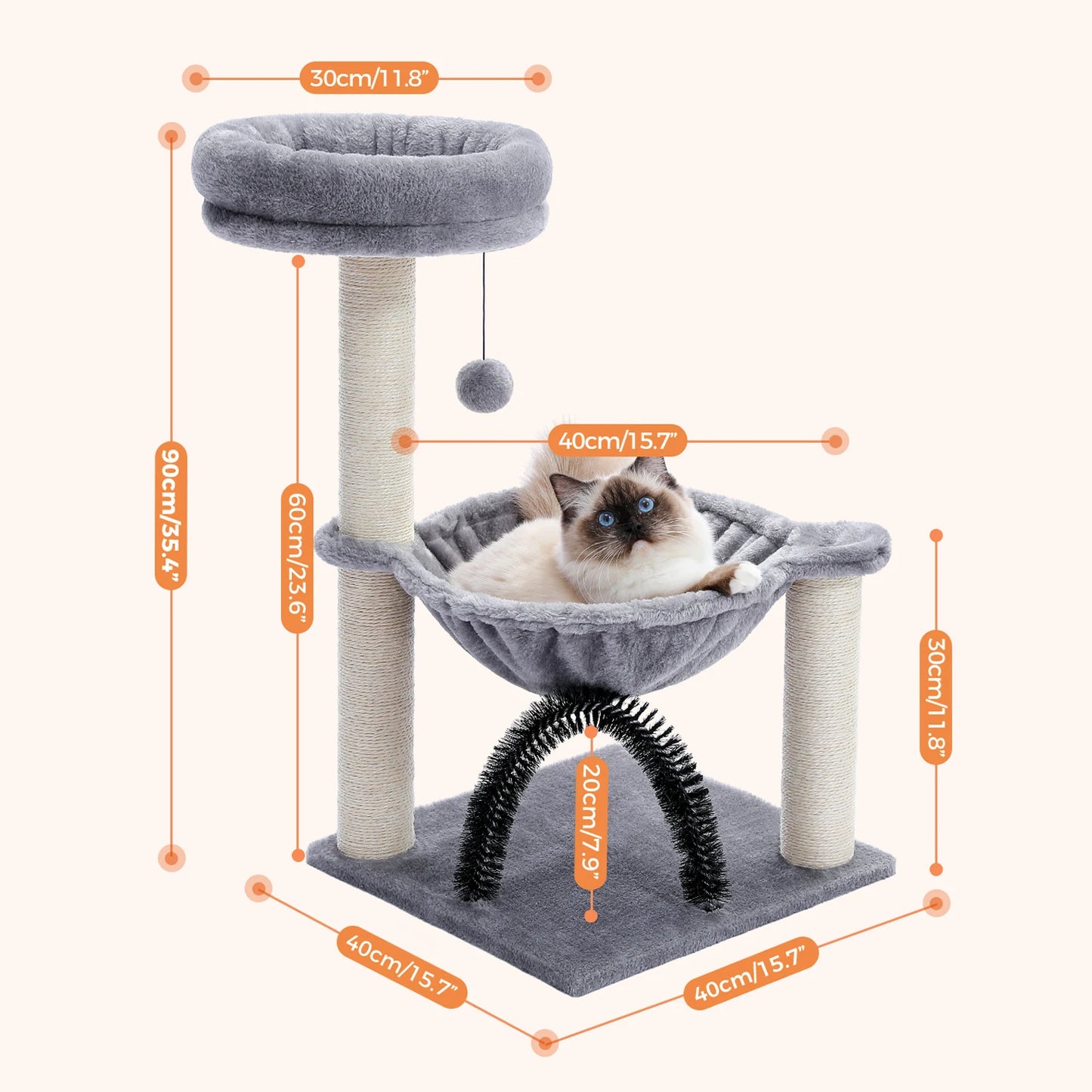 Cat Climbing Scratching Post Tree