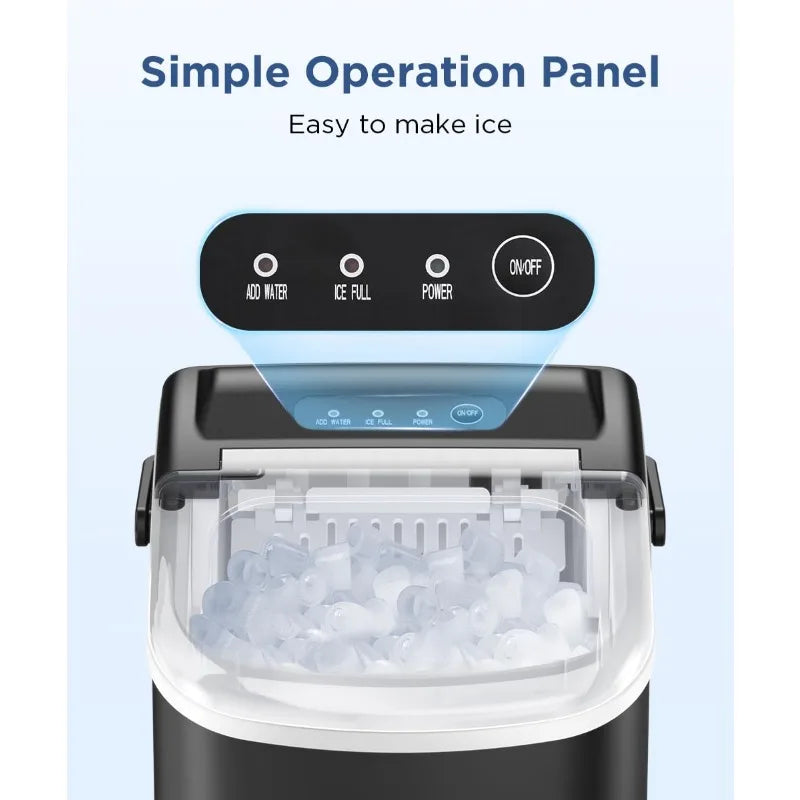 COWSAR Countertop, portable Ice Machine