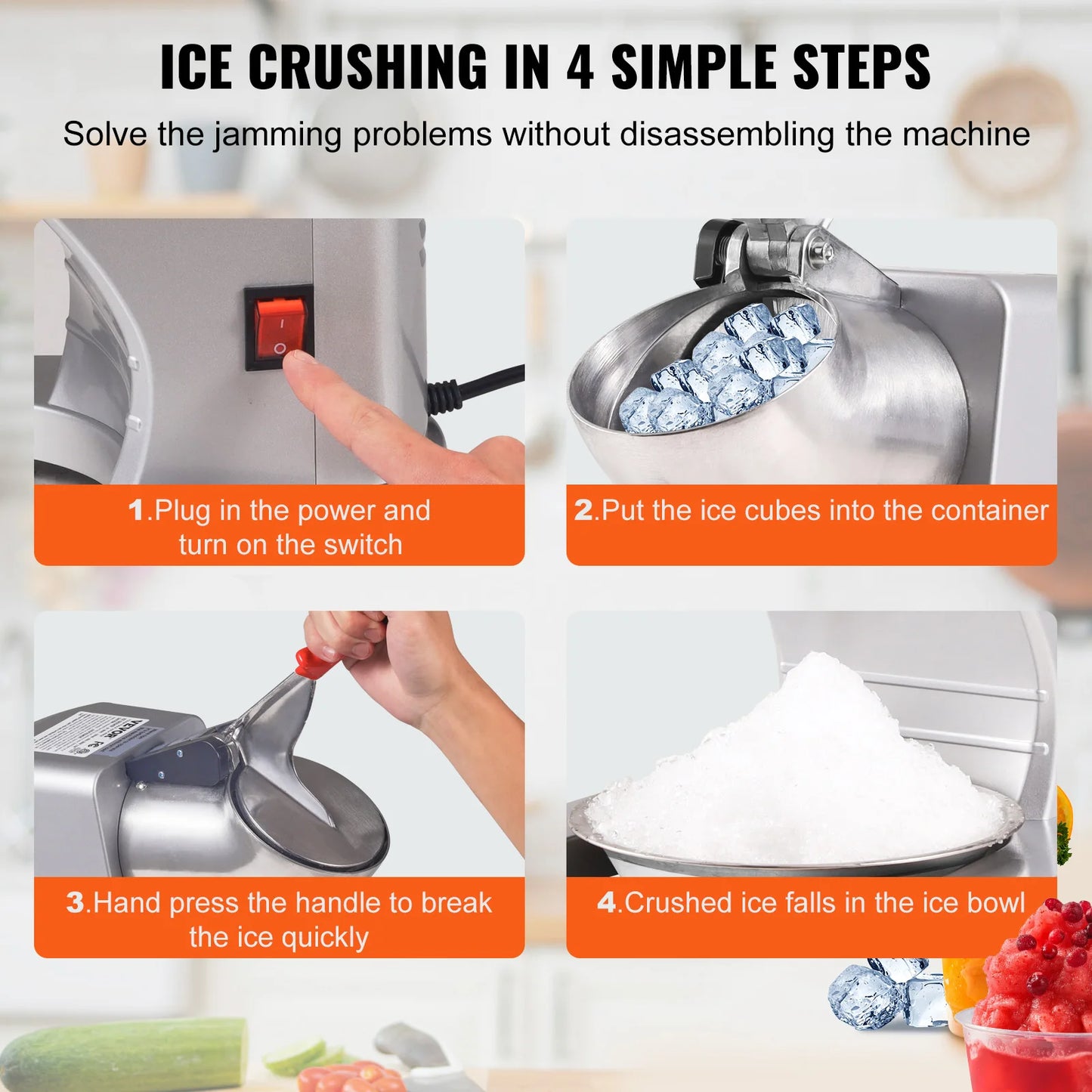 Ice Crusher Snow Cone Maker