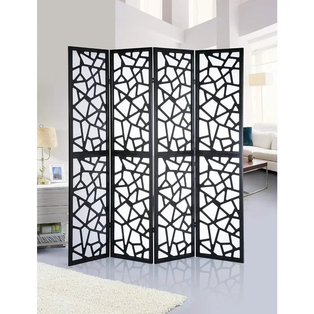 4 Panel Screen Room Divider Home Decor Accessories