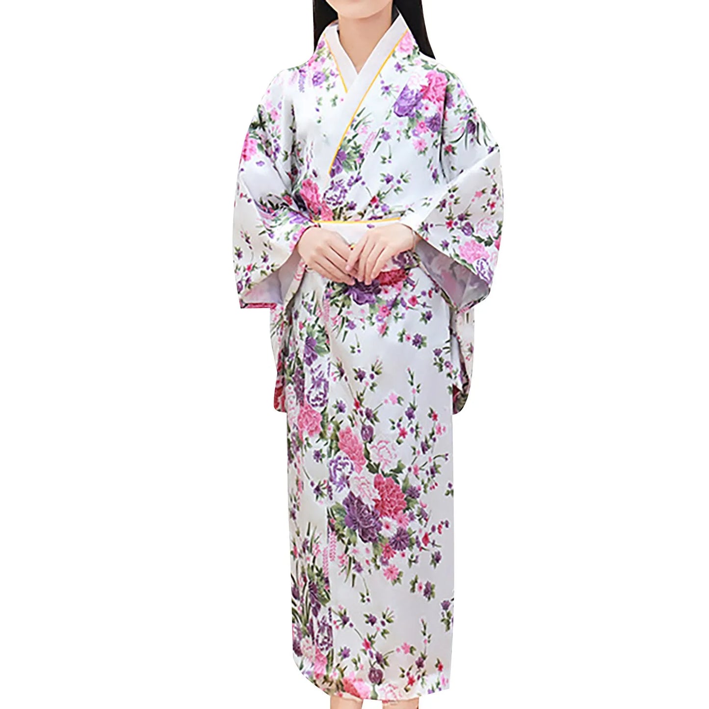 Girls Clothes Kimono Robe Japanese Traditional