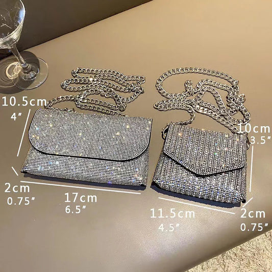 Sparkling Women' Evening Bag Mini Rhinestone