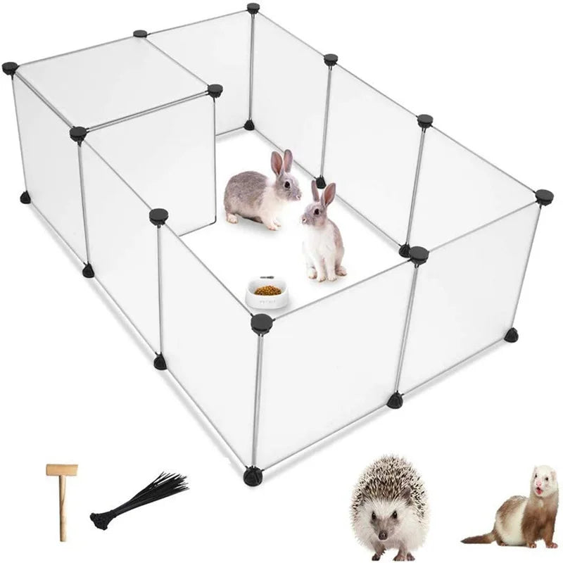 Foldable Pet Playpen Dog Fence Puppy Kennel House Exercise Training Puppy Kitten Space Dogs Supplies Rabbits Guinea Pig Cage