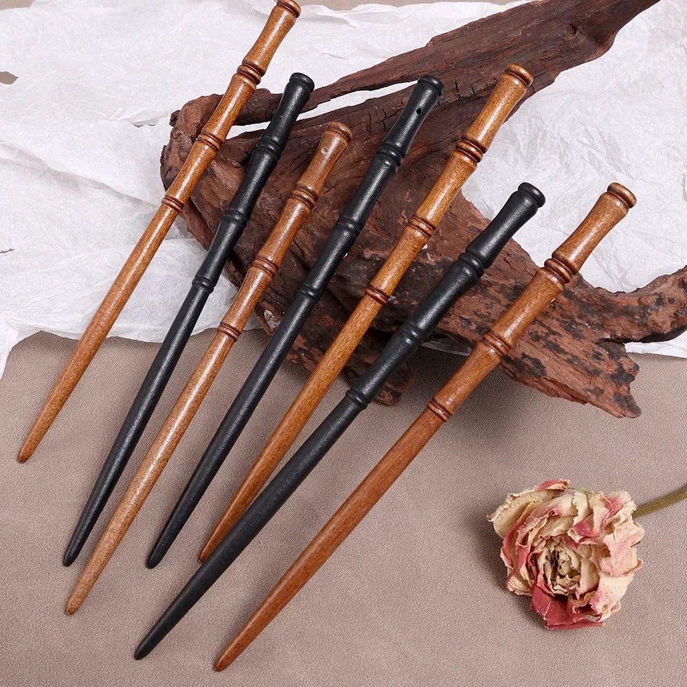 Bamboo Knot Wooden Chinese Hair Sticks Fashion Accessories