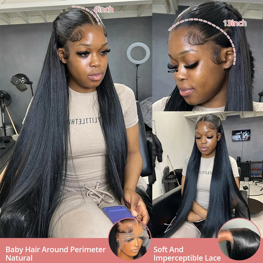 Straight Lace Frontal Human Hair Wig