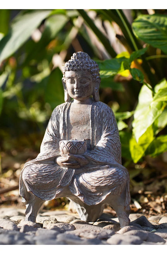 Zen Garden Buddha Statue Solar Light