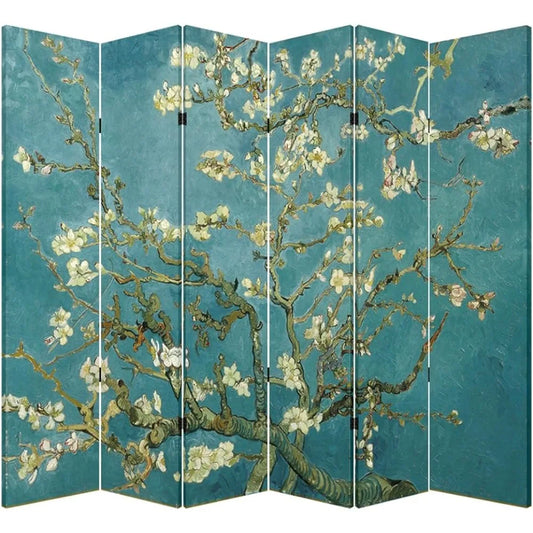 Folding Screen Canvas Room Divider - Vincent Van Gogh Almond Blossoms