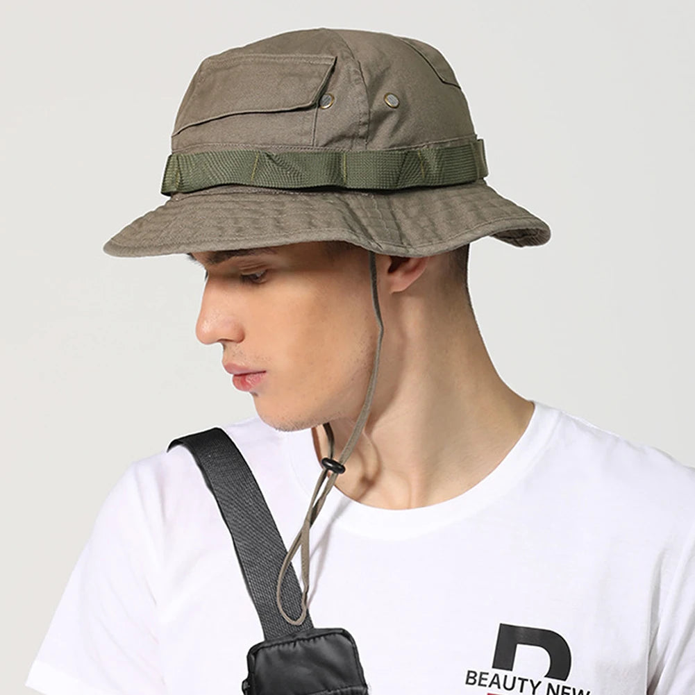 Unisex Anti-UV Hat Breathable Cotton Fisherman Hat