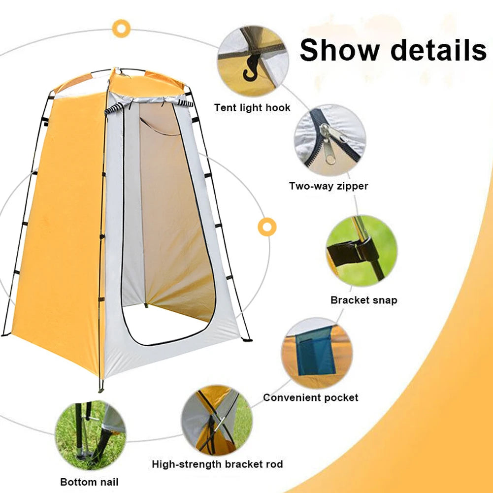 Single Person Portable Privacy Shower Toilet Pop Up Tent