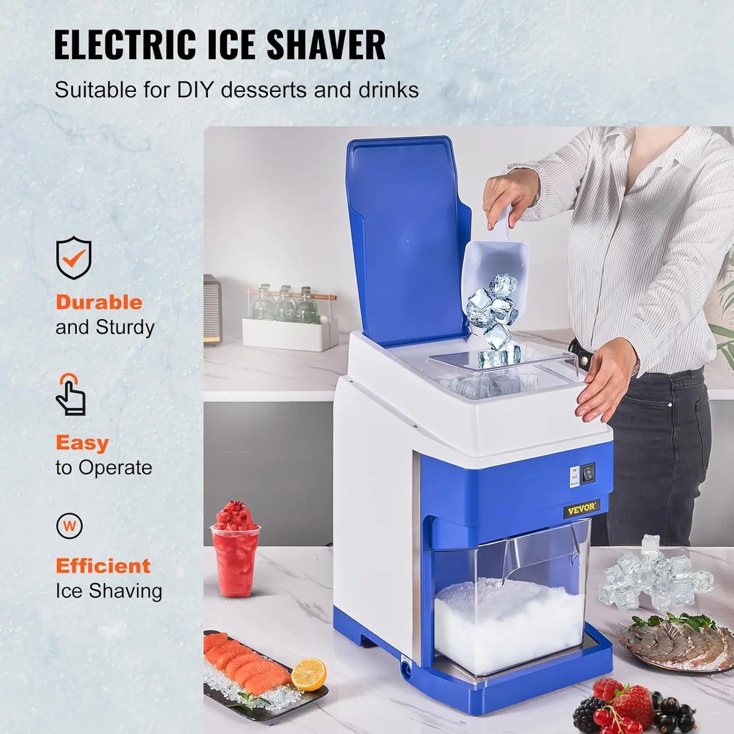 Commercial Ice Shaver Crusher