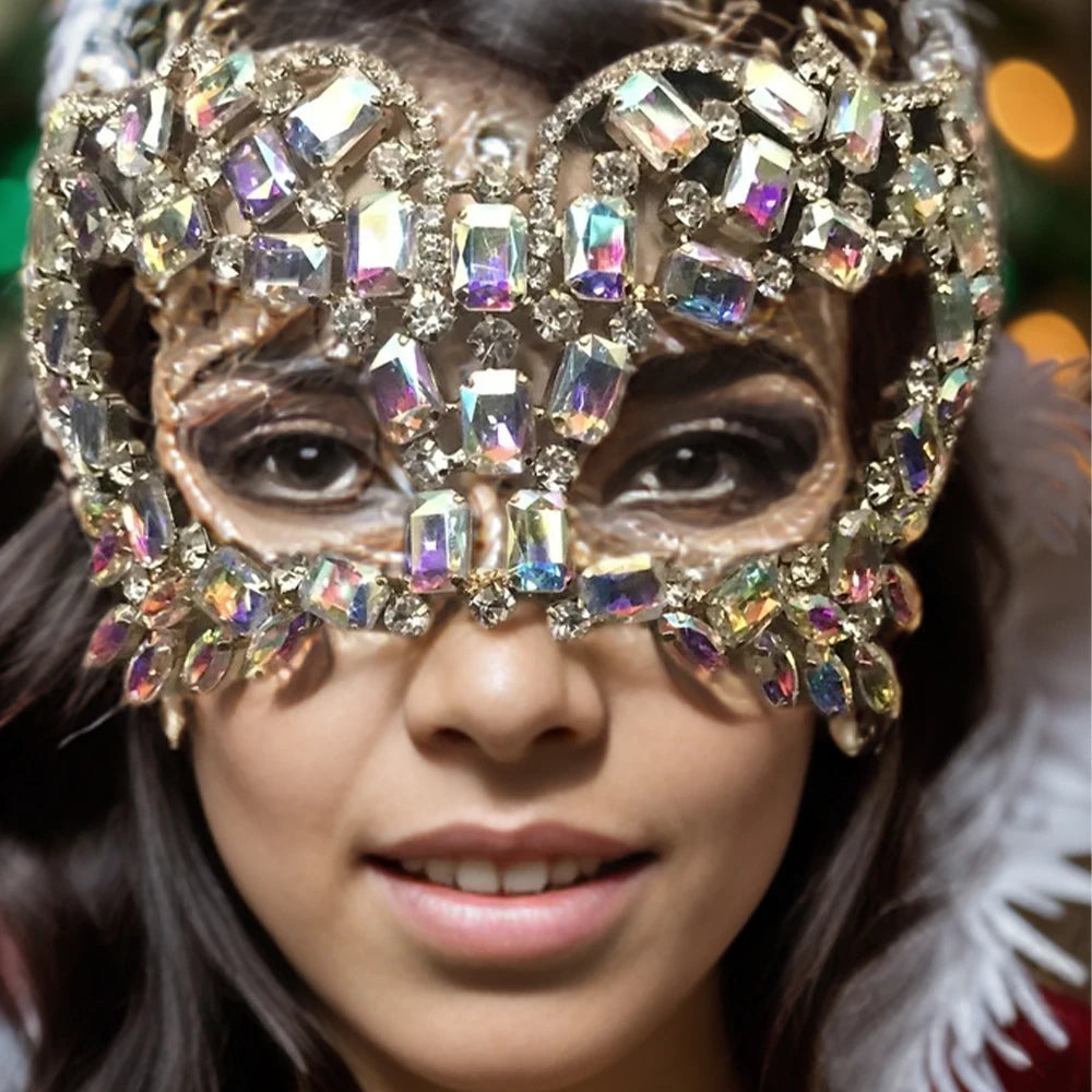 Stonefans Rhinestone Mask