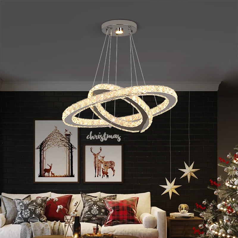Modern Crystal Led Chandelier