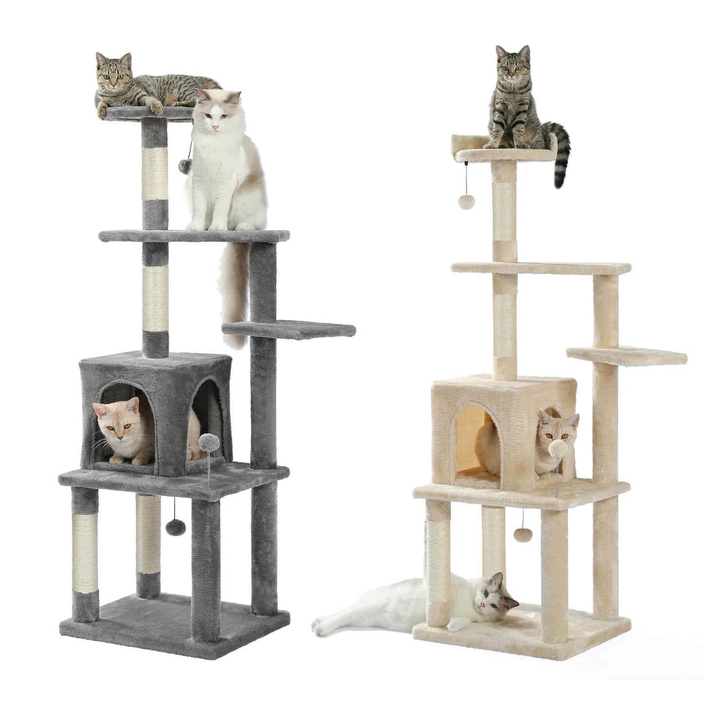 Cat Climbing Scratching Post Tree