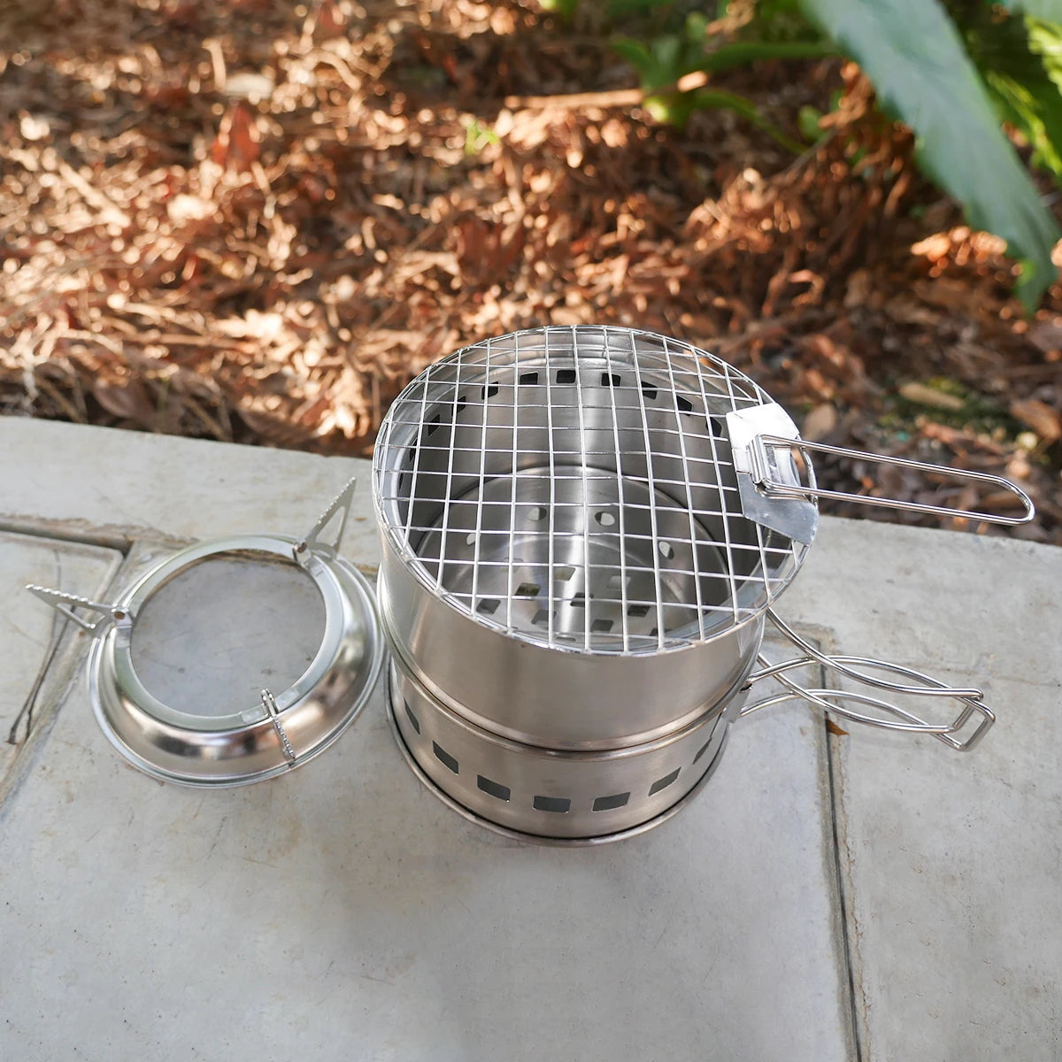 Portable Folding Windproof Wood Burning Stove
