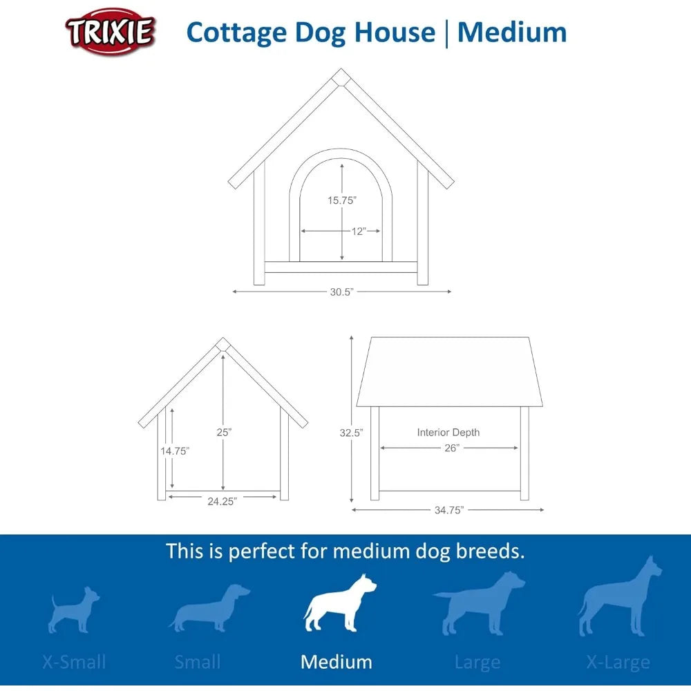 Cottage Dog House Medium Foldable