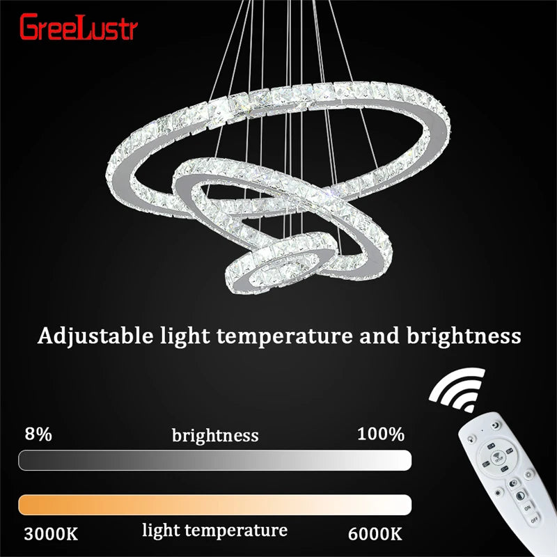 Modern Crystal Led Chandelier