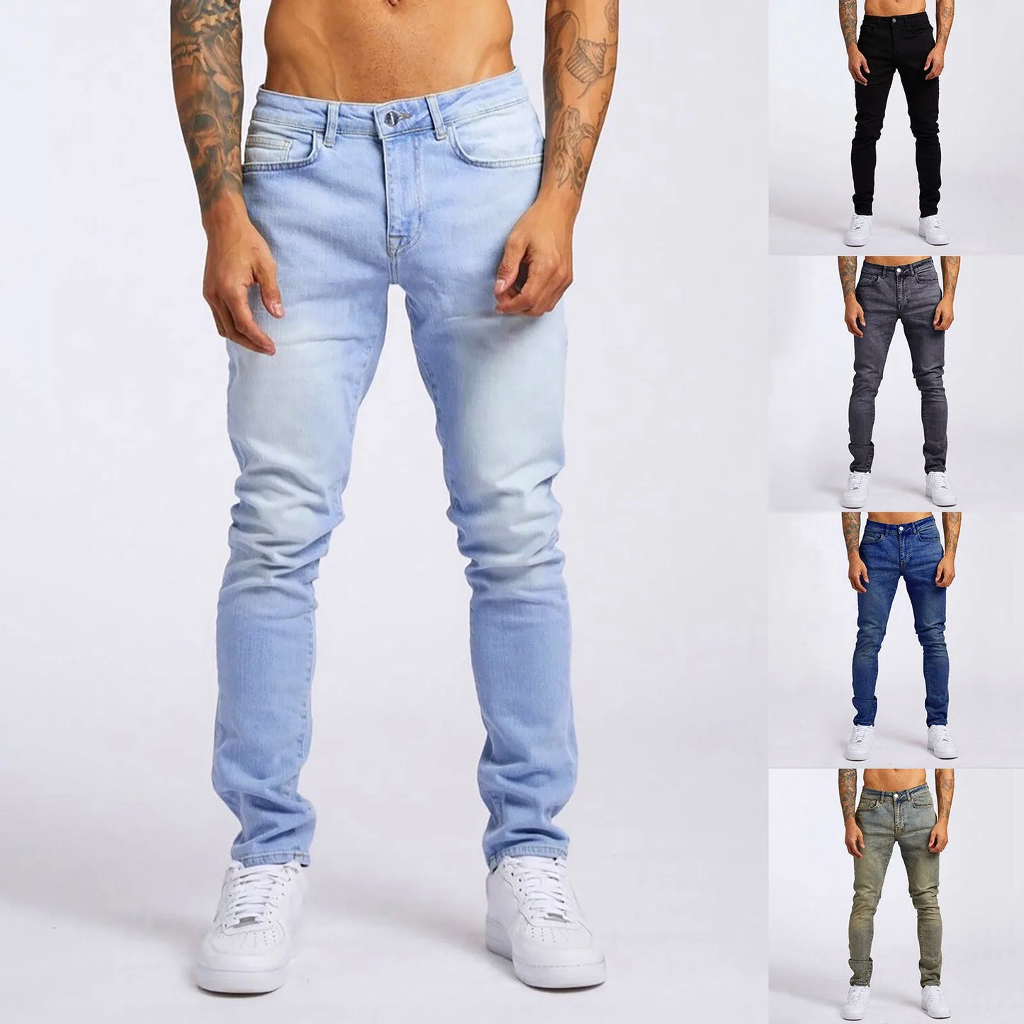 Men Jeans Slim Fit Denim 28-36 inch waist