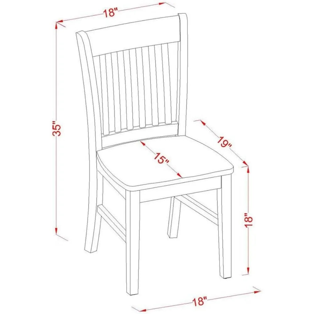 6 Piece Kitchen Table and 4 Dining Chairs with A Bench