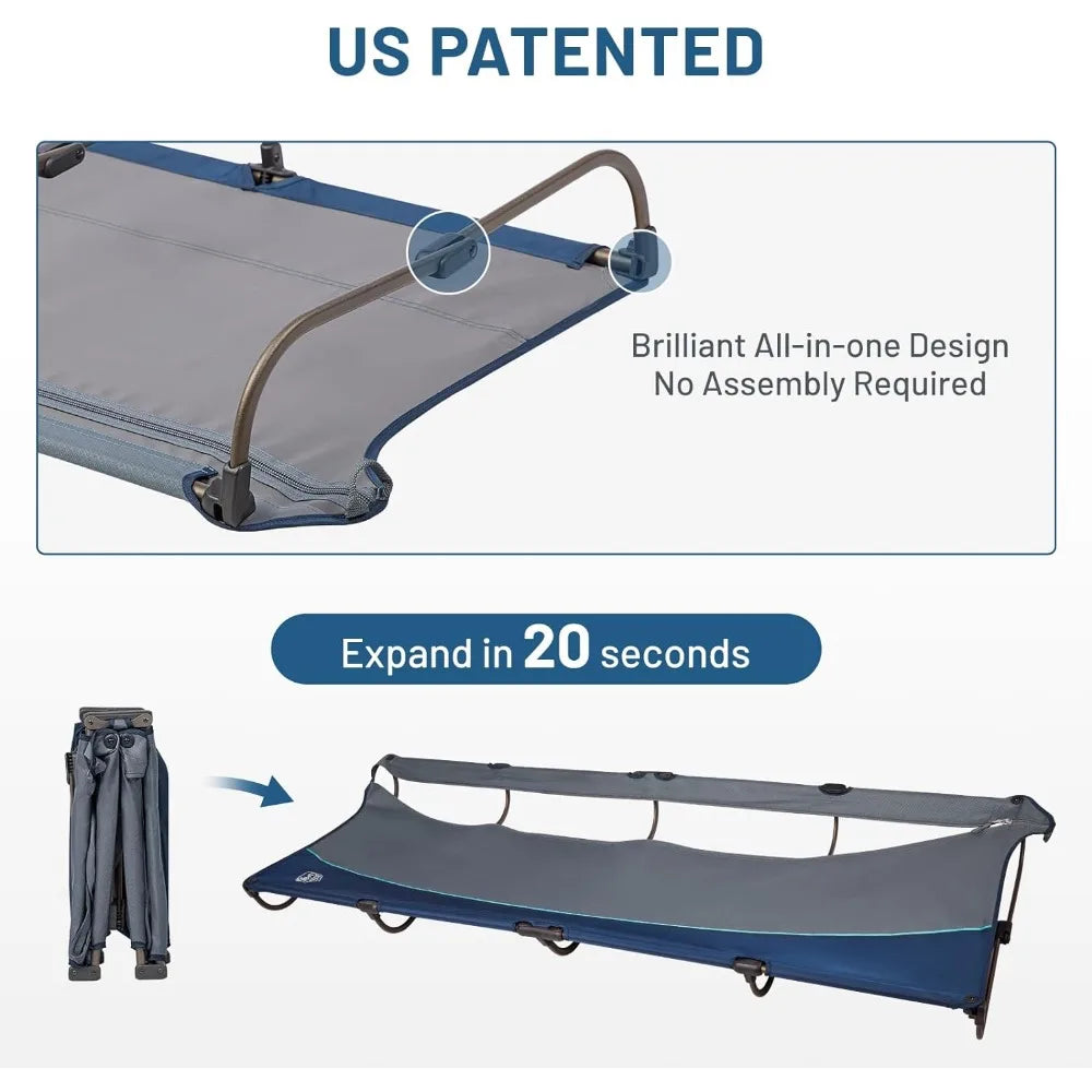 Lightweight Aluminum Camping Cot,