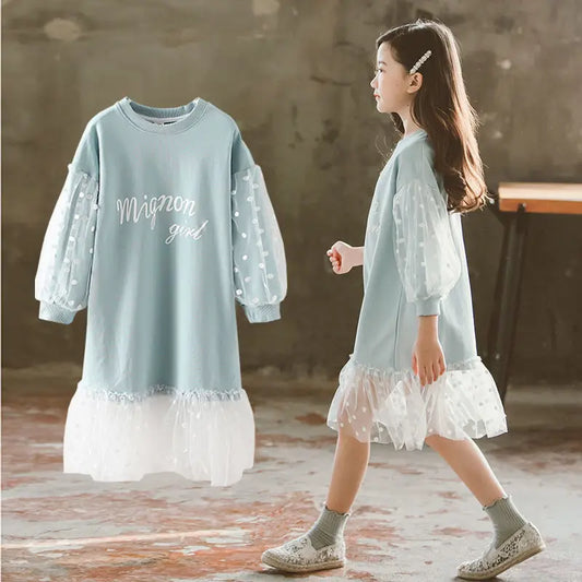 Girls Autumn Long Sleeve Girl Dress