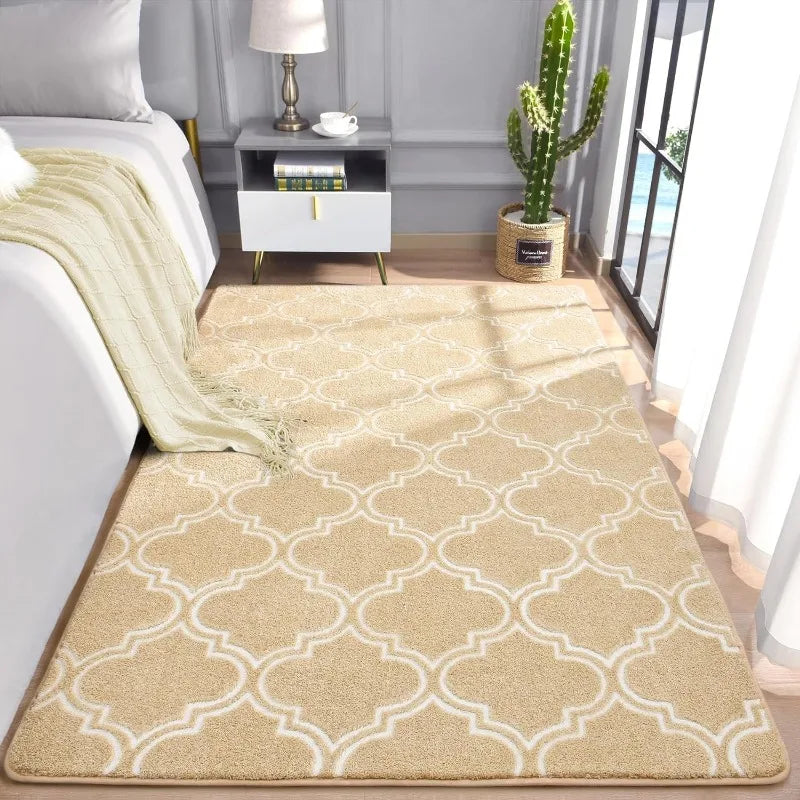 Shag Geometric Modern Area Rug Memory Foam Indoor Decor