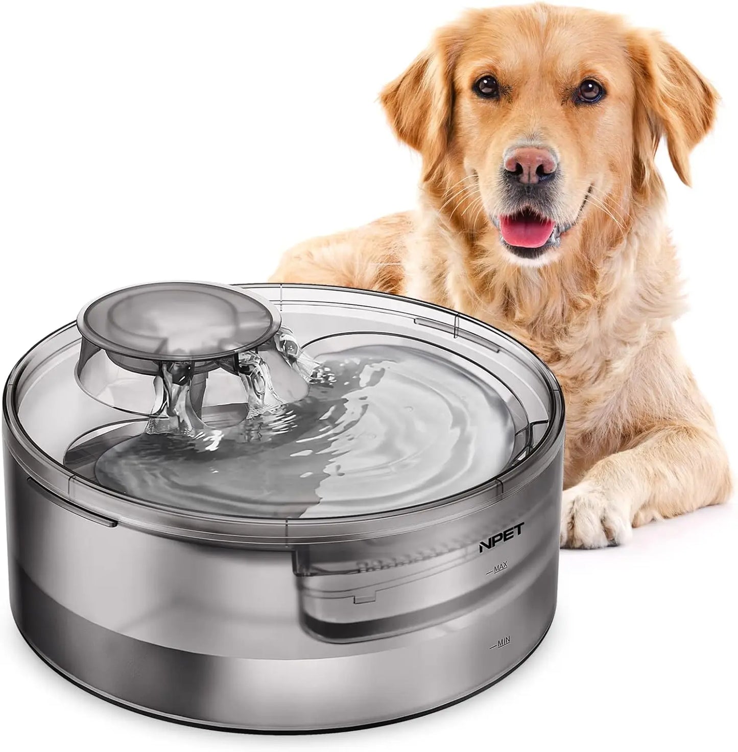 Dog Water Fountain Gallon/5L Large Automatic Pet Water Dispenser